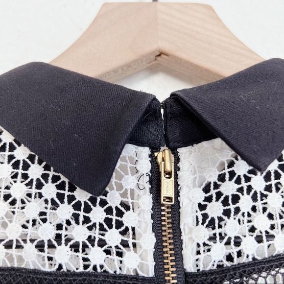 Self Portrait Adeline Lace Up Pleated Dress - Picture 10 of 13